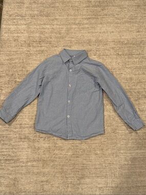Little boy 100% cotton button up shirt